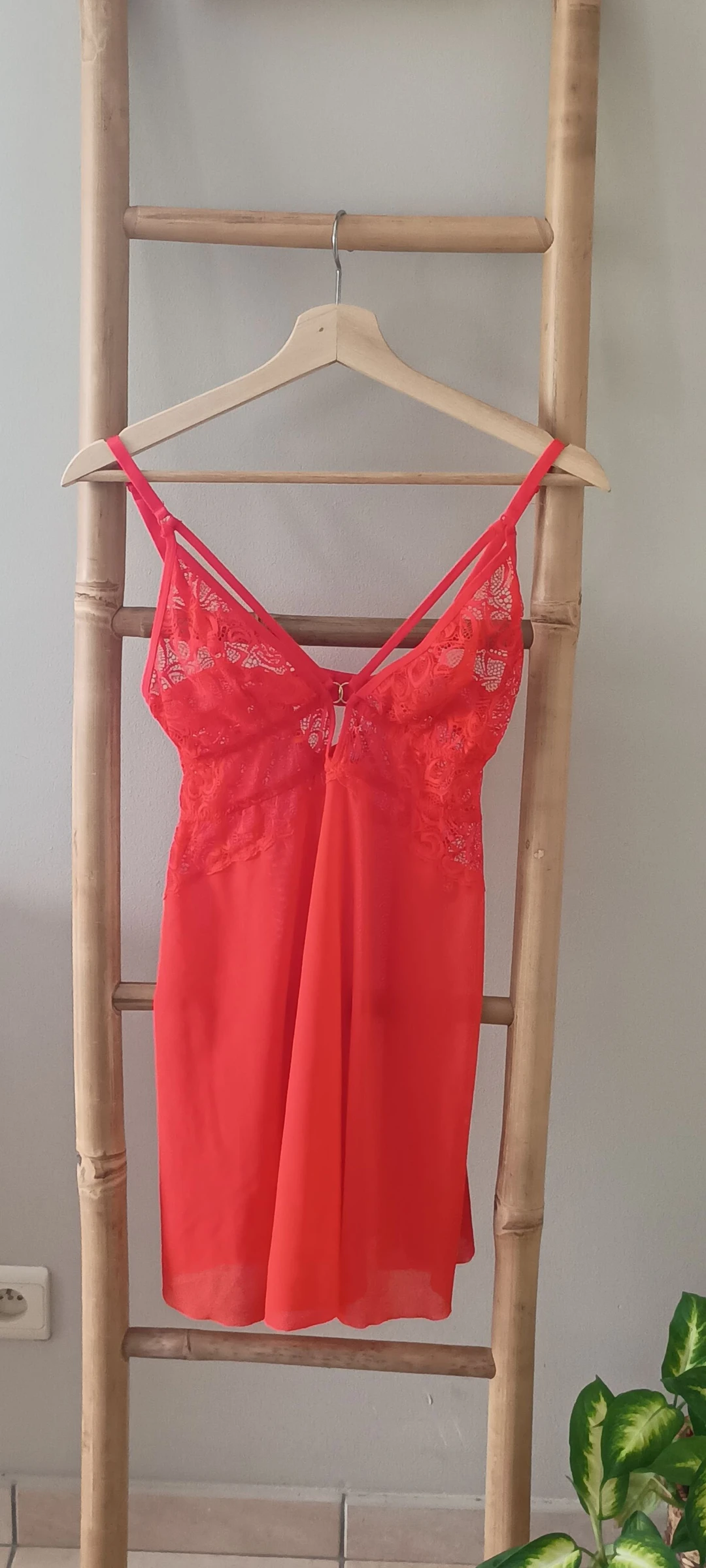 💥 Nuisette rouge corail, taille S